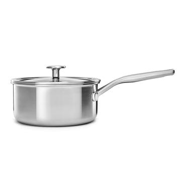 MultiPly Stainless Steel Saucepan with Lid 18cm, Silver