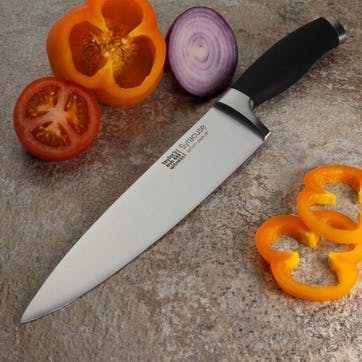 Syracuse Soft Grip Chefs Knife 20cm, Black