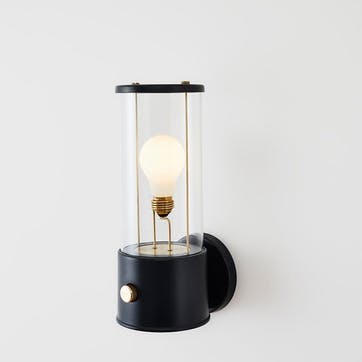 The Muse Farrow & Ball Wall Light, Hackles Black