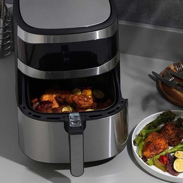 XXL Hot Air Fryer, 8L, Black