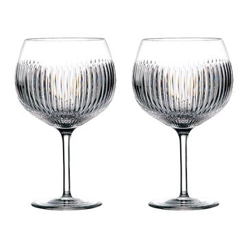 Aras Set of 2 Aras Balloon Glasses 500ml, Clear