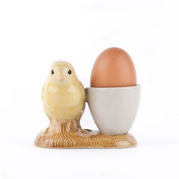 Yellow Chick Egg Cup, H8cm, Yellow