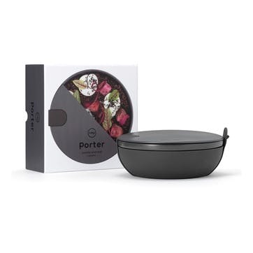 Ceramic Lunch Bowl, Dia 19cm, W&P, Porter, Charcoal