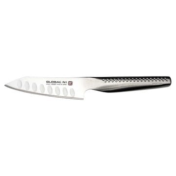 Ni Fluted Oriental Cook's Knife 11cm, Silver
