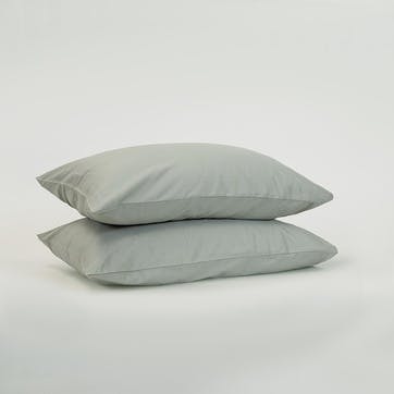 The Original 300 Thread Count Pair of Standard Pillowcases, Sage Green