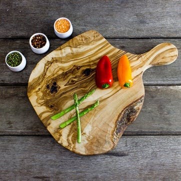 Wooden Handled Chopping Board - Large