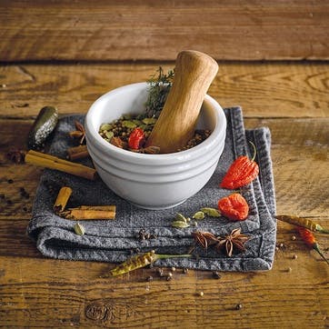 James Martin Cook Pestle & Mortar , Soft Grey