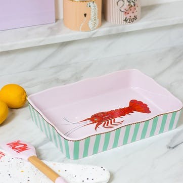 Lobster, Large Rectangular Roaster, 30cm