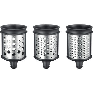 Shredding And Grating Stand Mixer Attachments, 3 Pieces