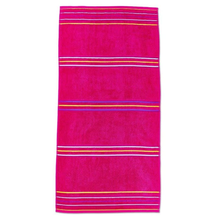 Rainbow Beach Towels Set, Pink