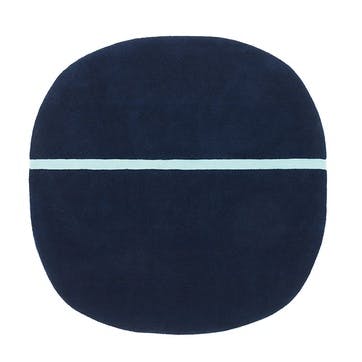 Oona Rug L140 x W140cm, Blue