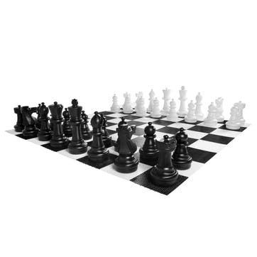 Garden Chess Pieces with Board