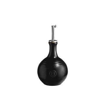 Ceramic Vinegar Cruet, 450ml, Black Truffle