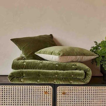 Jaipur Cushion 45 x 45cm, Olive