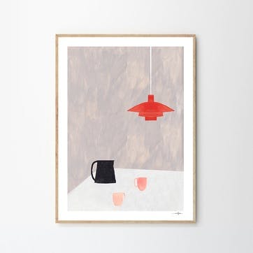 Orange Pendant, Ana Frois Art Print