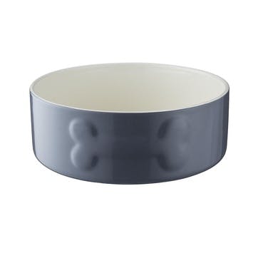 Colour Mix Dog Bowl D20cm, Grey