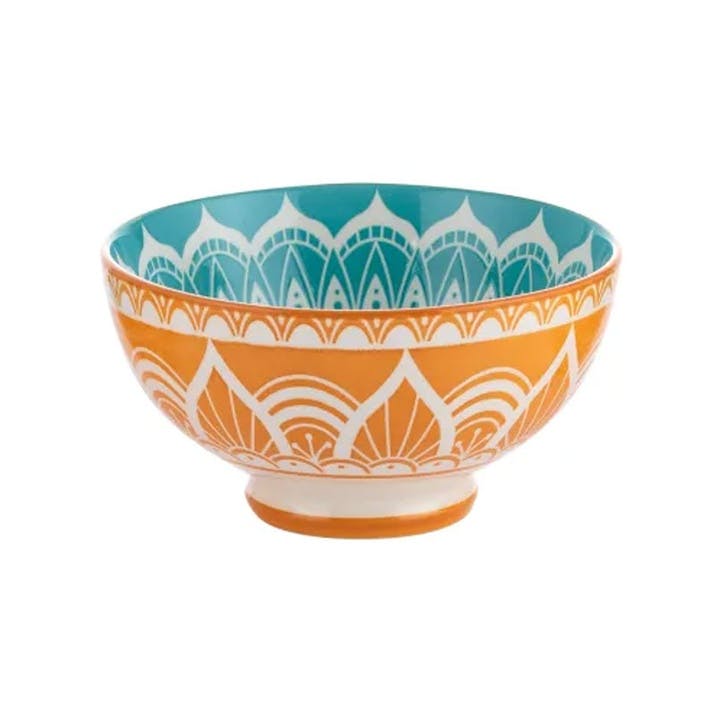 World Foods India Bowl H8 x W15.3 x L15.3, Assorted