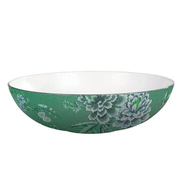 Oval open serving dish, 30.5 x 7cm, Wedgwood, Chinoiserie Green