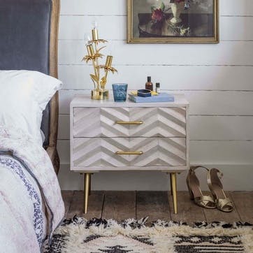 Ariella Chevrion Bedside Table