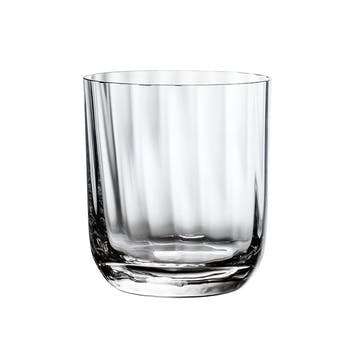 Rose Garden Water Glass Set of 4 250ml, Clear