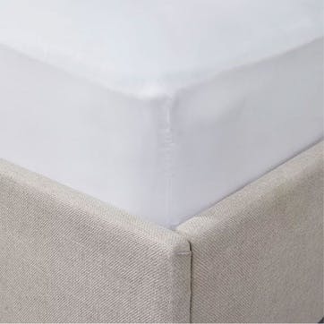 Somerton Double Deep Fitted Sheet, White