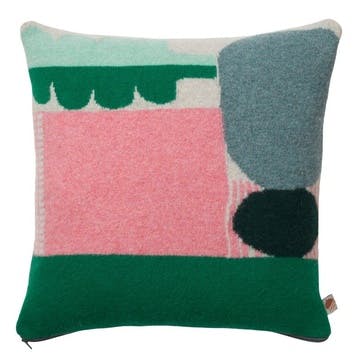 Cushion, 42 x 42cm, Donna Wilson, Koyo, green