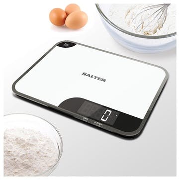 Super Clear Glass Scale, White