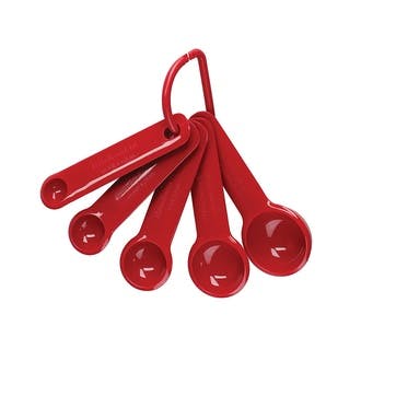 Universal Measuring Spoon Set, Red