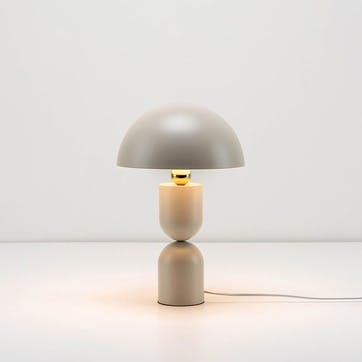 Dome Mushroom Table Lamp H39cm, Sand