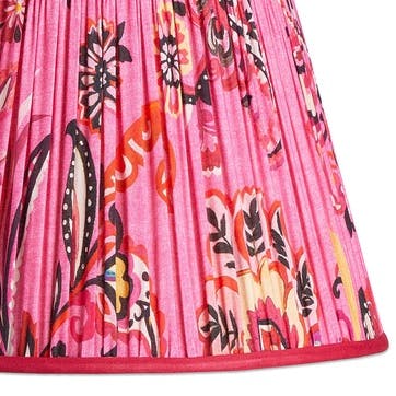 Straight empire Shade 30cm, pink Paisley by Matthew Williamson