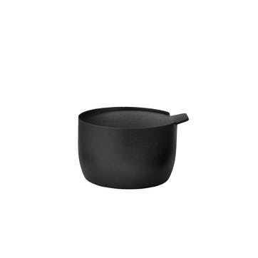 Collar Sugar bowl, Black
