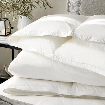 Muscovy Duck Down Duvet 4.5 Tog, Super King, White