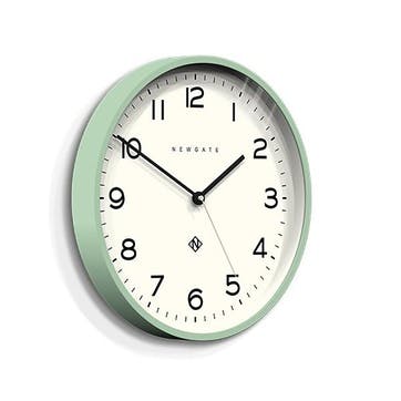 Echo - Number 3, Wall Clock, W37cm x D5cm x H37cm, Mint
