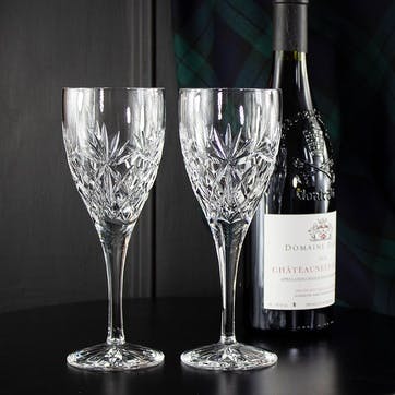 Kintyre Set of 2 Wine Glasses 280ml, Clear