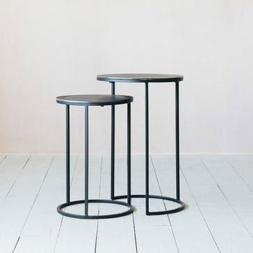 Skylar Set of 2 Side Tables, Black