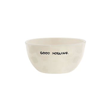 Good Morning Bowl D17cm, Black