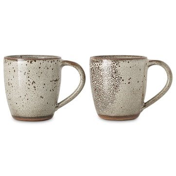 Cam Set of 2 Mugs 350ml, Mocha