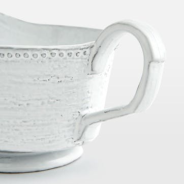 Hillcrest Gravy Boat, White