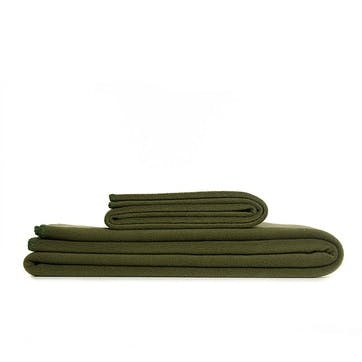 Fleece Throw 145 x 200cm, Sage