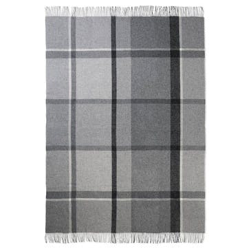 Manhattan Throw, H130 x W200cm, Grey