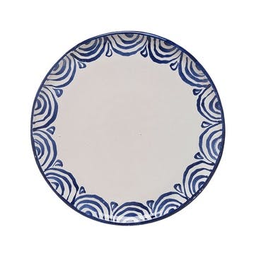 Sobremesa Tabla Serving Plate D28cm, Blue