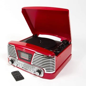 Memphis Turntable, Red