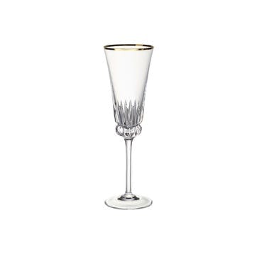 Grand Royal Gold Set of 2 Champagne Flutes 120ml, Clear