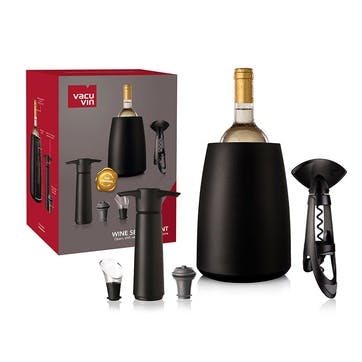 5 Piece Wine Elegant Set  Black