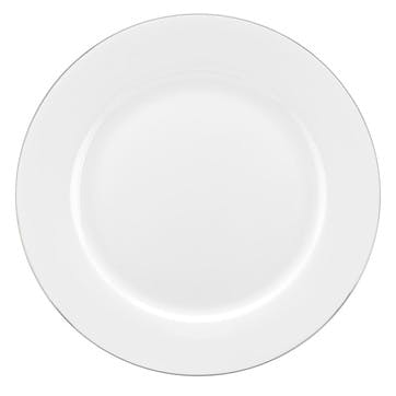 Serendipity Dinner Plate, Set of 4; Platinum