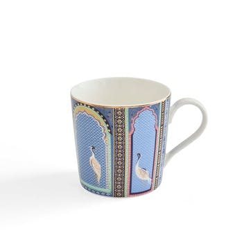 India Mug 340ml, Indigo