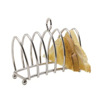 Chrome Plated Six Slice Toast Rack