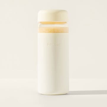 The Porter Wide Mouth Water Bottle 470ml, Cream