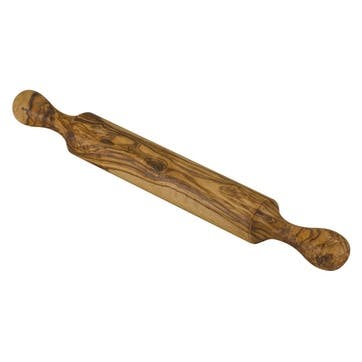 Traditional Olive Wood Rolling Pin - 37cm