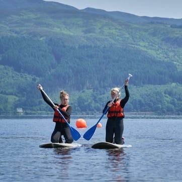 Stand Up Paddleboarding for Two on Loch Lomond